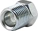 Allstar Performance ALL50116 1/4" Zinc Plated Inverted Flare Nut, (Set of 10)