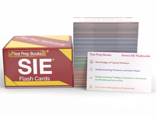 SIE Exam Prep Study Cards: SIE Test Prep 2025-2026 with Practice Questions for the Securities Industry Essentials Exam [Full Color Cards]