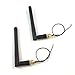 2pcs 433 Mhz SMA Gmrs Antenna High Frequency 3dbi with SMA-Male 433Mhz GSM GPRS Omni Antenna Device Receivers Alarm System with 15cm Extension Cord