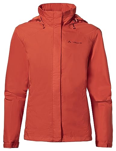 VAUDE Women's Escape Bike Light Jacket| Leichte 2-Lagen Regenjacke - Zuverlässiger Rad-Regenschutz | Dünnes Netzfutter | Kapuze im Kragen | Reflektierende Elemente | Eco Finish
