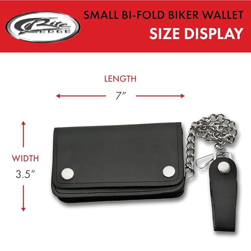 SZCO Supplies Biker Wallet, Small , Black4