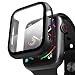 ZXK CO Compatible Apple Watch Case 38mm Series 3/2/1 with Screen Protector, Overall Full Protective Hard PC Bumper Case Ultra-Thin HD Glass Screen Protector for iWatch 38mm