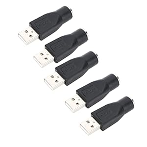 Tikatarer TIKATARERudebgoxrma Adapter PS/2-USB 5 sztuk