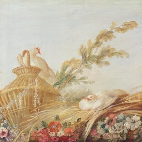 Affiches et gravures François Boucher au-dessus de la porte déco salon moderne