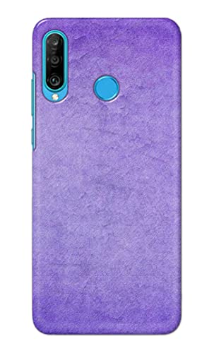 Image of Plain Purple Hard Back Case Cover for Huawei P30 Lite /Nova 4e, Marie-L21BX, MAR-L01A, MAR-L21A, MAR-LX1A Back Cover -(J5) VNS2226