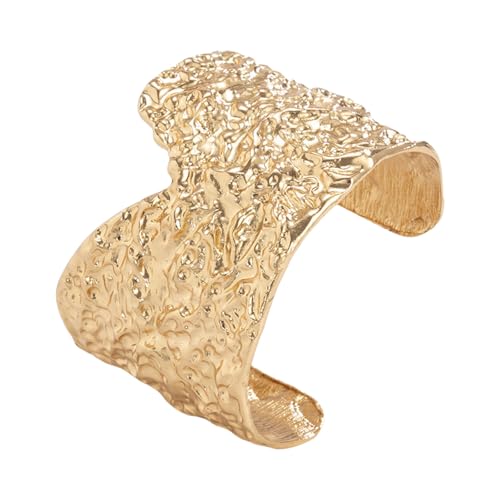 ハンマー付きアイアンパンクジュエリー幾何学Vカット頑丈なマット仕上げパンクリストジュエリー