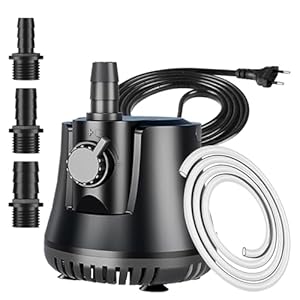 Knifel 25W 1500L/H Aquarium Pumpe mit 3 Düsen