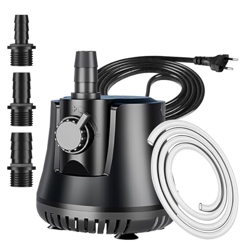 Knifel 25W 1500L/H Aquarium Pumpe mit 3 Düsen