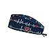 Surgical Scrub Hat ELECTRO for short hair
