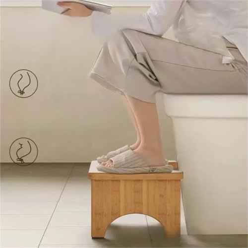 Taburete de baño de madera: el reposapiés ergonómico para tu hogar 4