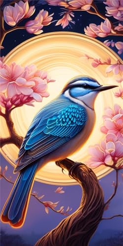 Broderie Peinture Diamant Oiseau pour une Décoration Salon Zen