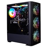 Veno Scorp Gaming PC Desktop Computer: I7-3770 3.4GHz,GTX 1660 Super 6GB GPU,16GB DDR3 RAM,256GB NVME M.2 SSD,1TB HDD,500W PSU,Vortex 6 ARGB CASE,600Mbps WiFi,Windows 11