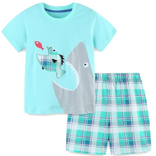 Image of Bumeex Toddler Boy's Short Sleeve T-Shirt and Short Outfit Set 2-7T