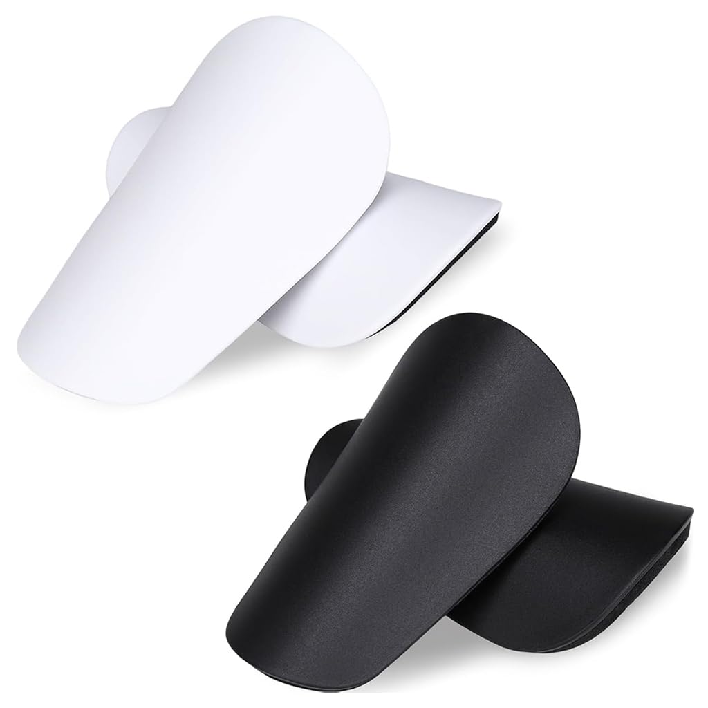 Proberos® 4Pcs Sport Shin Guards, Shin Pads, EVA Cushioning Shin Guards Shin Pads Insert for High Compression 4.5x2.5 Inches Socks Kids Teens Shin Guards for Football, Baseaball, Basketball