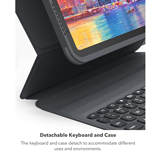 Image of ZAGG Pro Keys Detachable Case and Wireless Keyboard for Apple iPad 11 inch (A16) / 10.9 10th GEN, Multi-Device Bluetooth Pairing, Backlit Keyboard, Apple Pencil Holder, 6.6ft Drop Protection, Lightweight