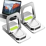 Generisch Rialzo per tastiera, 2 pezzi regolabili pieghevoli e portatili, supporto per tastiera per computer, per casa, ufficio, digitazione, computer, laptop, PC, viaggi, attività all'aperto e