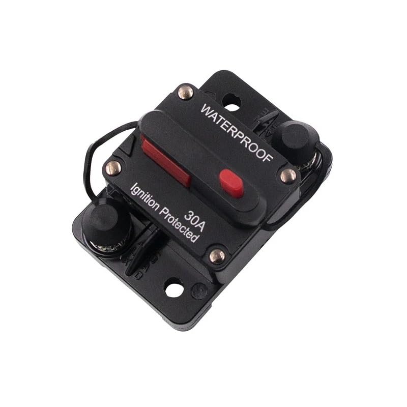 Car Self-Recovery Fuse Holder Switch High-Current Fuse Holder Solar Battery RV Yacht Circuit Breaker 100A 200A 300A(50A)