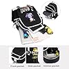 Cute Anime Style Backpack for Teens Large Capacity Fashion Cartoon Backpack Schoolbag for School Travel Daily Use (Black) - Image 4