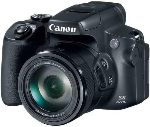 Miniatura 3 de Canon PowerShot SX70 HS - Cámara digital 4K UHD + memoria ultra velocidad de 32 GB + paquete de edición de fotos y video y negro