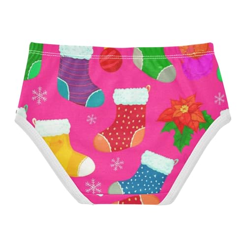 Cotton Toddler Girls Underwear Colorful Stockings Pink Girl Panties Cute Flower Underpants Briefs 2t2