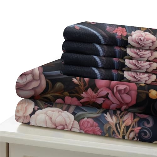 Housse de couette fermeture éclair finis les lits défaits avec ce motif serpent