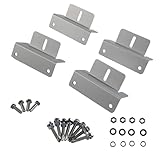 Aputoxz 4 Sets von Solarmodul-Montage-Z-Halterungen für Wohnmobile, Anhänger, Boote, Yachten, Wand und andere netzunabhängige Dachinstallation, 4 Stück