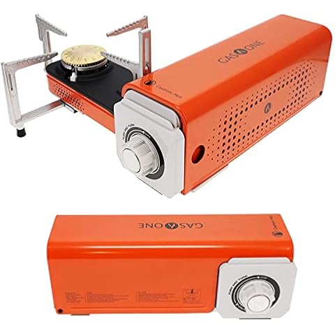 GasOne GS-8300 - Camp Stove Compact Butane Stove with Carrying Case - Foldable Portable Stove Cover