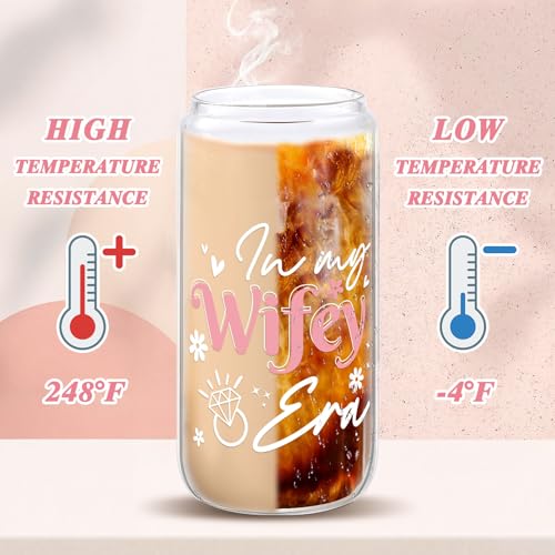 Bridal Shower Gift: 16 oz Pink Coffee Cup with Code KAJZWTPH