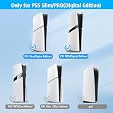 YIBEICO Stand for PS5 Slim/PRO,Horizontal Stand Console Compatible with Sony PlayStation 5 Slim/PRO Digital Edition Accessories (ps5 Slim/pro 3-Piece Set*2) - Image 3