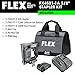 FLEX 24V Brushless Cordless 3/8-inch Crown Stapler Kit with 2.5Ah Lithium Battery and 160W Fast Charger - FX4521-1A