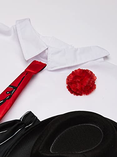 Dreamgirl Men's Gangsta Costume, Black/White, Xx-Large #TOP2