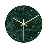 pendule borne marbre noir Horloge murale ronde : matériau de , respectueux de et durable.