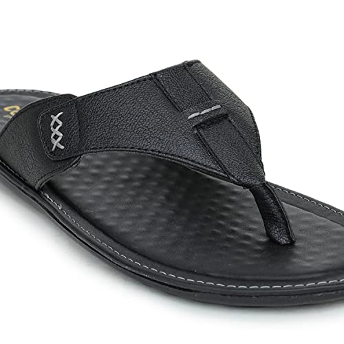Liberty Coolers Black Casual Thong For Mens