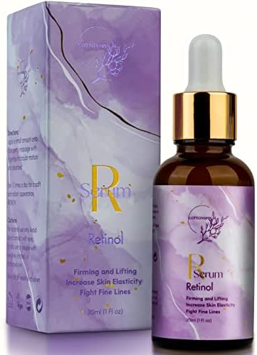 Cottonspin Retinol Firming Facial Serum for Wrinkles & Dark Spots, Renew and Reset, Skin Clearing, Anti Aging Serum - Skin Repair, Night Therapy, Clean Skin care, Fine Lines 1 Fl Oz