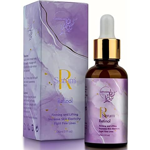 Cottonspin Retinol Firming Facial Serum for Wrinkles & Dark Spots, Renew and Reset, Skin Clearing, Anti Aging Serum - Skin Repair, Night Therapy, Clean Skin care, Fine Lines 1 Fl Oz Cover