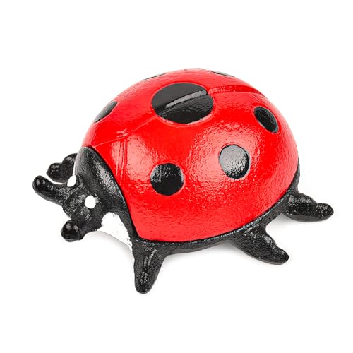 Sungmor Cast Iron Ladybug Key Hider, Hidden Key Holder for