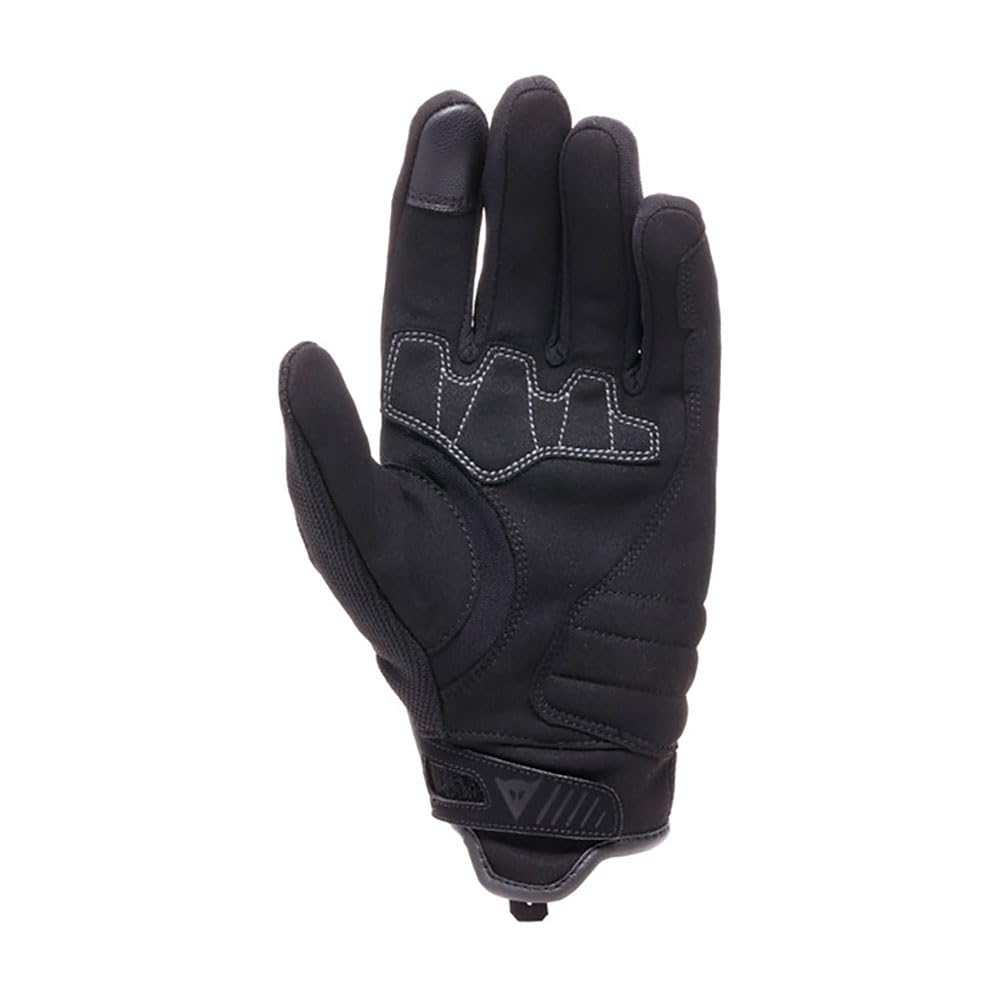 DAINESE Metrax Air Gloves, Guanto Moto Urban Corto in Tessuto Aerato per Estate con Smart Touch e Calzata Facile, per Uomo, Black/Navy, XXXL