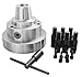 Accusize Industrial Tools 5C 5' Collet Chuck with Integral D1-6 Camlock Mounting, 7/8' Stud, 0269-0016