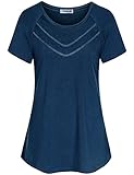 Vindery Exercise Top for Women Gym, Quick Dry Loose Fit Workout Clothes Yoga Tee Shirts Workout...