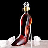 Arte artesanal: este decantador tiene capacidad para 750 ml de escocés, whisky, vino o licor. Un aireador de vino con diseño de boca con forma elegante, una herramienta que mejora la calidad del vino.