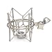 Weymic Wms-1 Silver Universal Microphone Shock Mount for Blue Spark Mic, Pr40, Atr2500-usb ,Metal Construction with Stand Arm Adapter