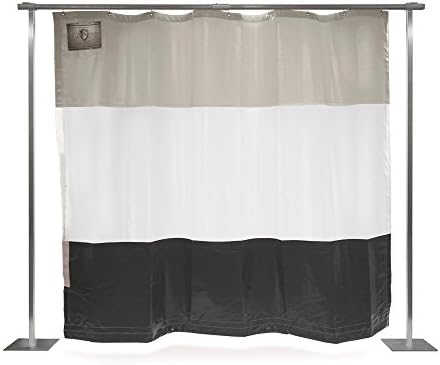 Steel Guard Safety Industrial Curtain Wall - Single Curtain Partition Kit - H- 11'-8" x W- 36' - B STOCK