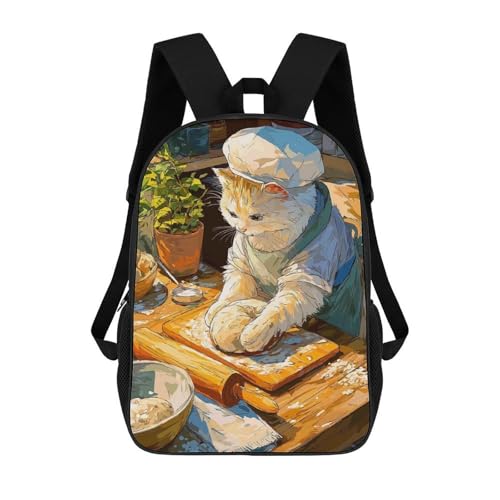 Sac à dos scolaire The Baker Cat pour la rentrée des classes et voyages