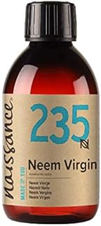 Naissance Virgin Neem Oil (No.235) - 250ml - Pure, Natural, Unrefined, Vegan - For Hair, Nail, Eyebrow, Scalp, Skin, Body & Plants