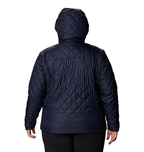 Columbia Women's Copper Crest Hooded Jacket, Dark Nocturnal, Large #TOP7