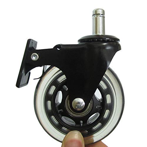 Brezleen Office Chair Wheel with Lock Set of 5 Amazon.in Home