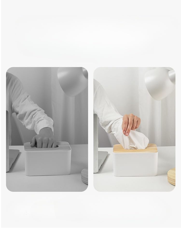 Amazon.co.jp: SATiNU ティッシュケース 底上げ スプリング バネ 取り