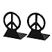 Spectrum Diversified 11410 Peace Bookends, Black