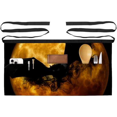 Tablier court de cuisine 60x30.5cm anti-tache pour éviter les salissures