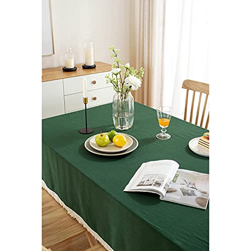 Nappe en lin imperméable lavable en machine pour table de cuisine - 7